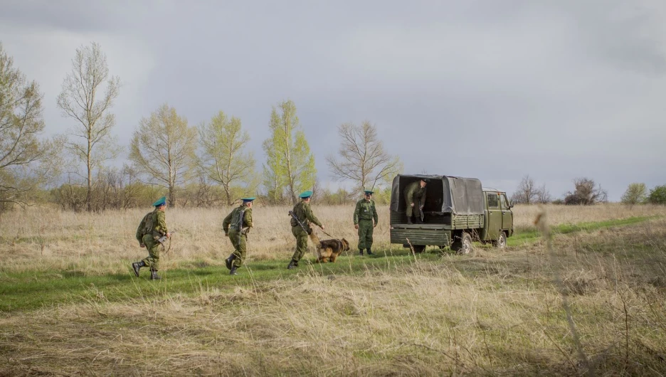 Алтайские пограничники.