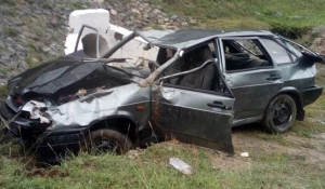 Дорожно-транспортное происшествие, кювет, ВАЗ.