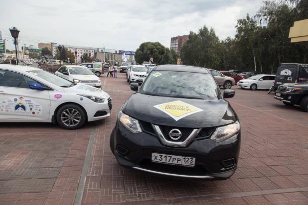 На Алтае три дня проходил автопробег "Дорогу молоку!" 