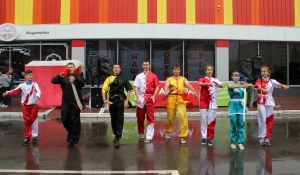 День физкультурника в Барнауле.