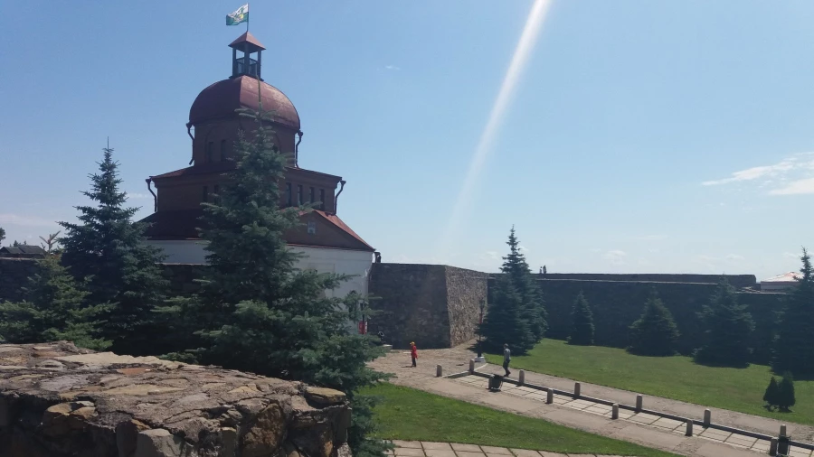 Кузнецкая крепость в Новокузнецке.