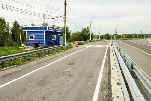 Автомобили в Барнауле. Пункт весового контроля.