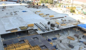 Строительство подземной парковки.