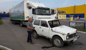 ДТП в Бийске у ТЦ "Лента". 31 августа 2017 года.