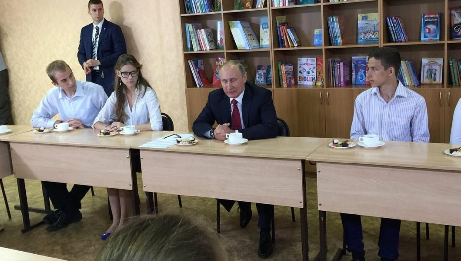 Владимир Путин встретился со школьниками 1 сентября.