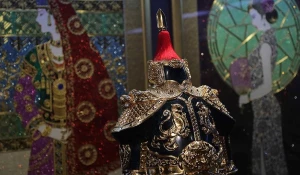 На выставке народных промыслов Китая.