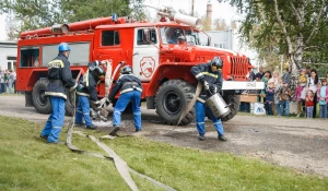 Соревнования газоспасателей.