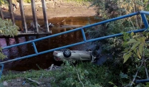 ДТП с падением с моста.