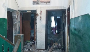 В Новосибирске в двухэтажном доме взорвался газовый баллон. 7 сентября 2017 года.