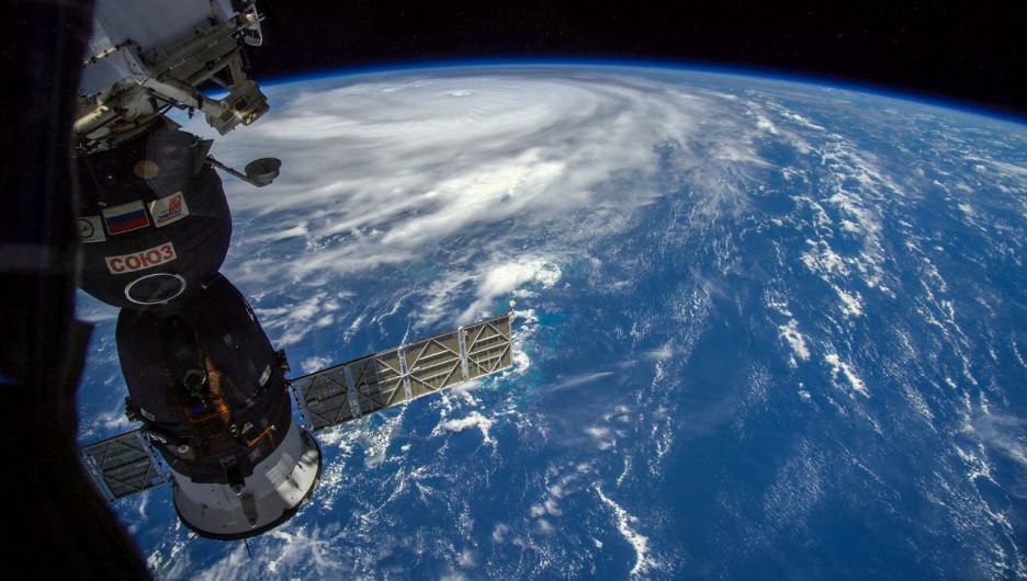 Ураган "Ирма", вид из космоса.