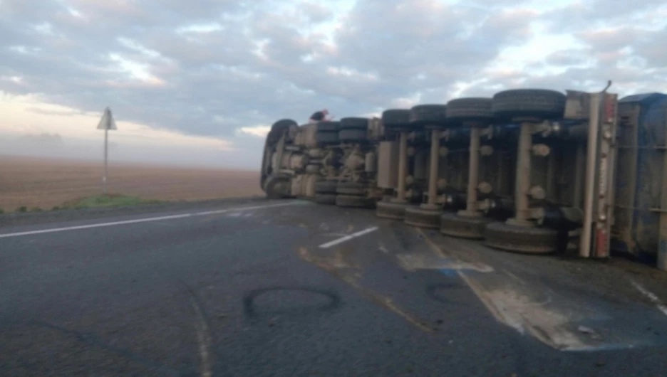 ДТП на трассе под Барнаулом. 