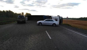 ДТП на трассе под Барнаулом. 