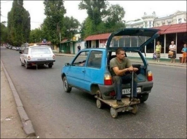 Такое мог сотворить только русский человек.