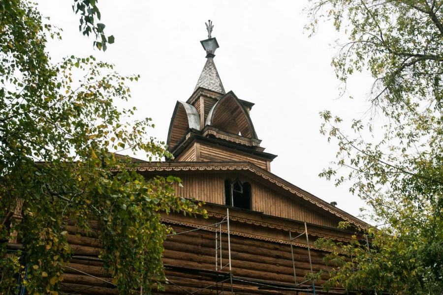 Реставрация дома купцов Шадриных.