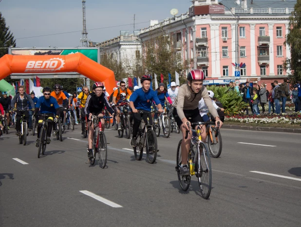 Велопробег в честь дня города 2017