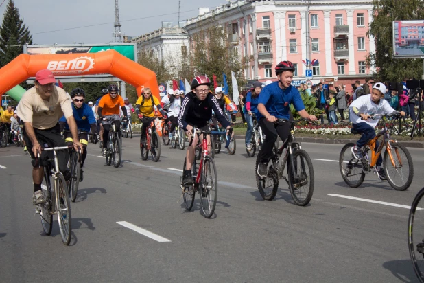 Велопробег в честь дня города 2017