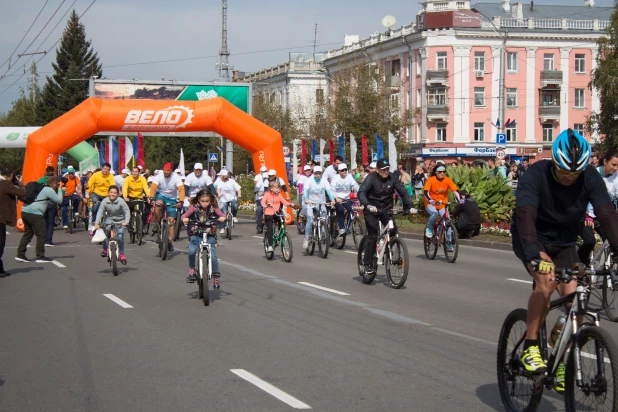 Велопробег в честь дня города 2017