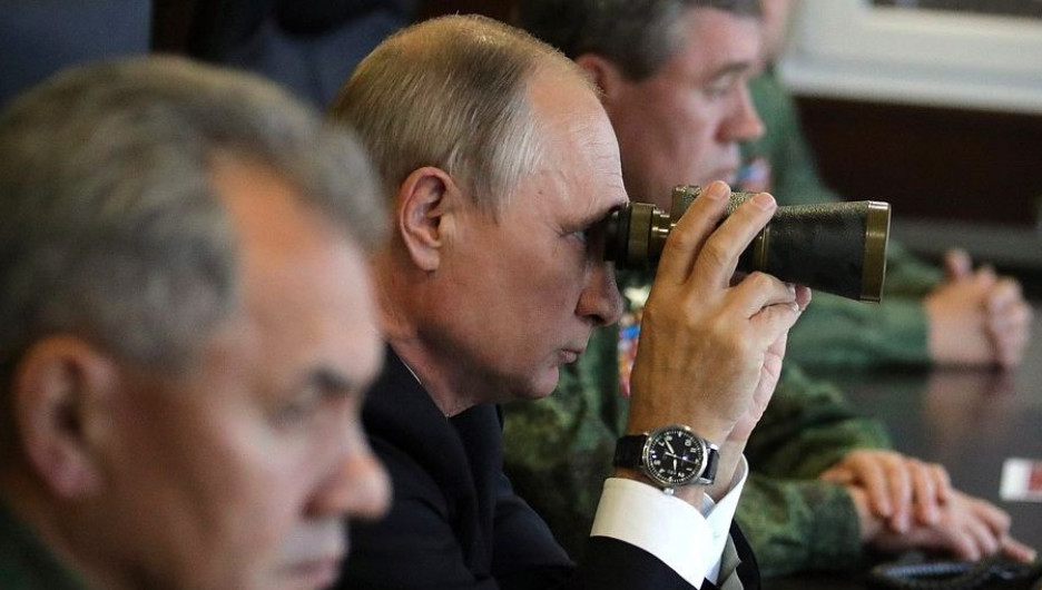 Владимир Путин на учениях "Запад-2017".