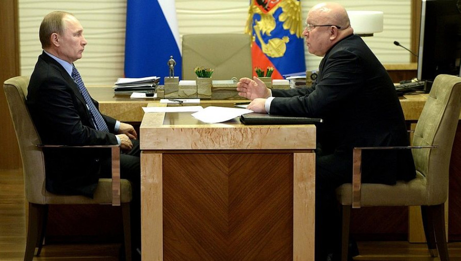 Владимир Путин и Валерий Шанцев.