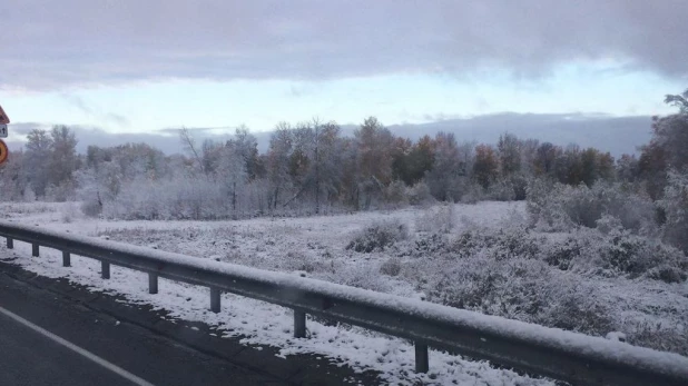 Первый снег.