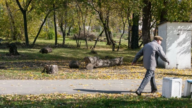 Парк "Изумрудный" в конце сентября 2017 года.