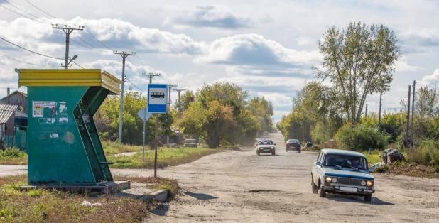 Плохая дорога в Камне-на-Оби