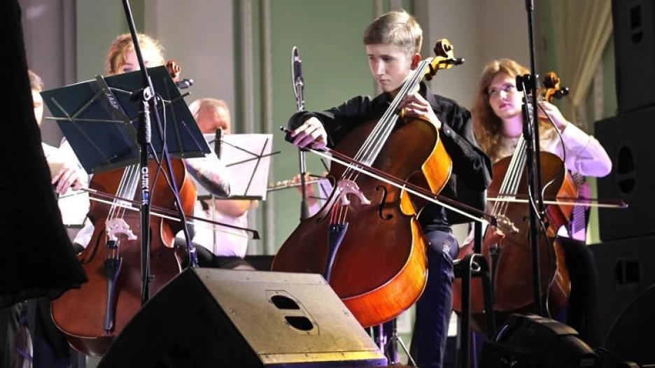 Концертный зал Алтайского государственного института.