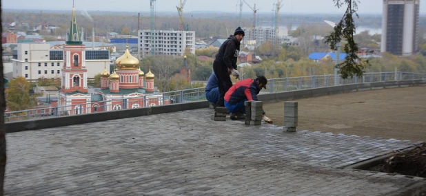 Строительство барнаульского туркластера.