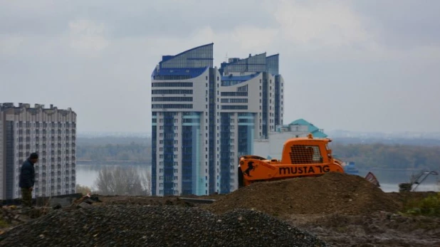 Строительство барнаульского туркластера.