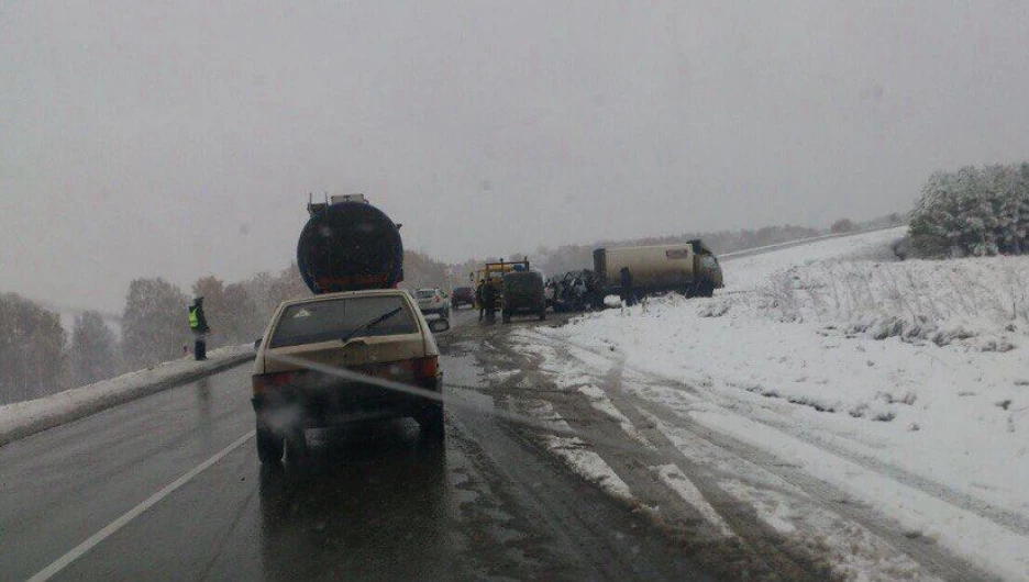 ДТП на заринской трассе.