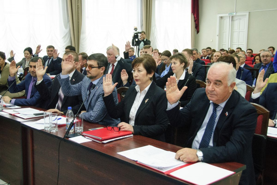 Первая сессия Барнаульской гордумы. 6. октября 2017. 