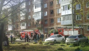 В Барнауле сгорела квартира в многоэтажке