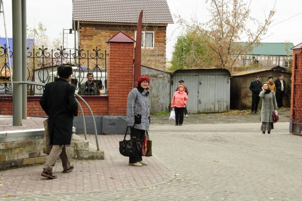 Пожар на территории Покровского собора.