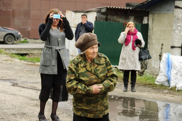 Пожар на территории Покровского собора.