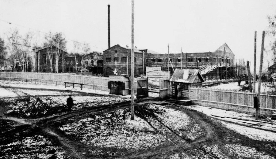 Овчинный завод Алтаймехтреста, 1928г. (р-н ВРЗ) Овчинный завод Алтаймехтреста, 1928г. (р-н ВРЗ)