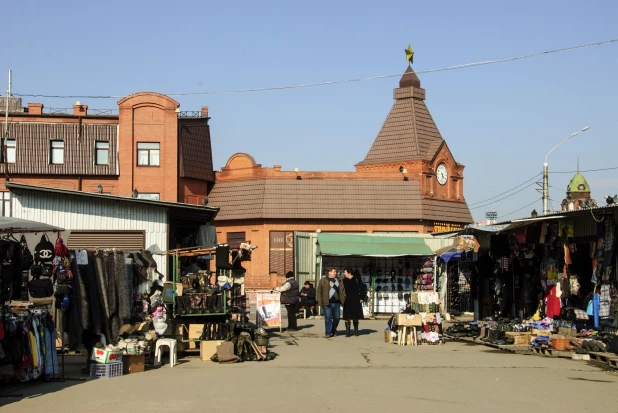 Пешеходная улица Барнаула.