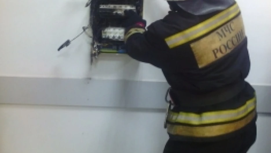 Возгорание в "Леруа Мерлен".