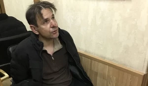 Напавший на журналистку "Эха Москвы" Борис Гриц.