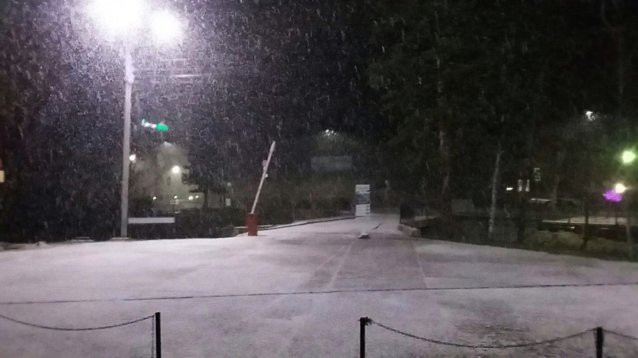 Снег В Белокурихе. 26 октября 2017 года.
