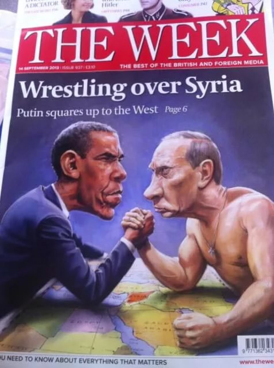 Владимир Путин на обложках западных  изданий.