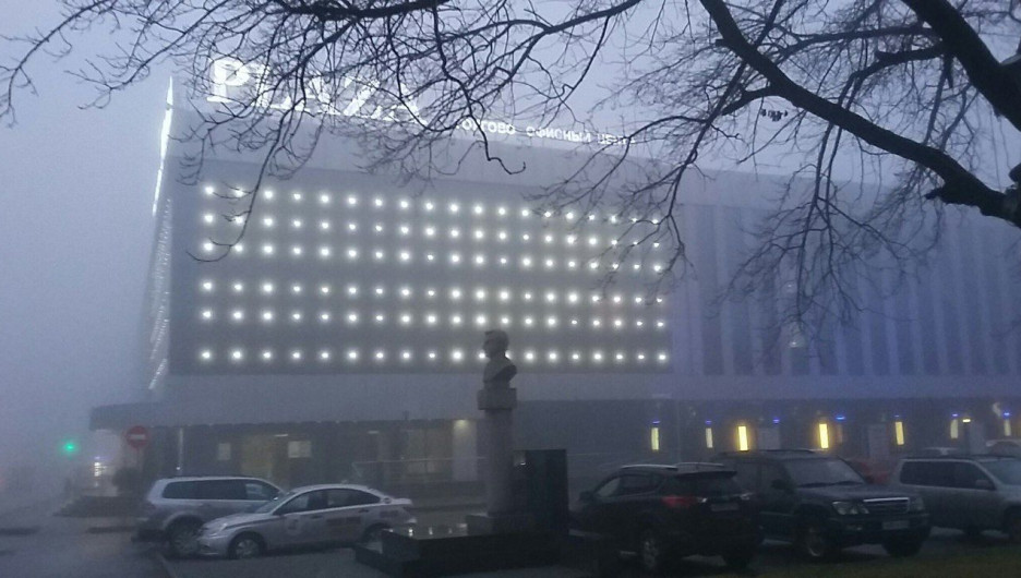 Туман в Барнауле.