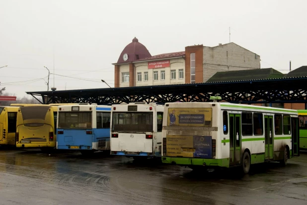 Туман в Барнауле 3 ноября.