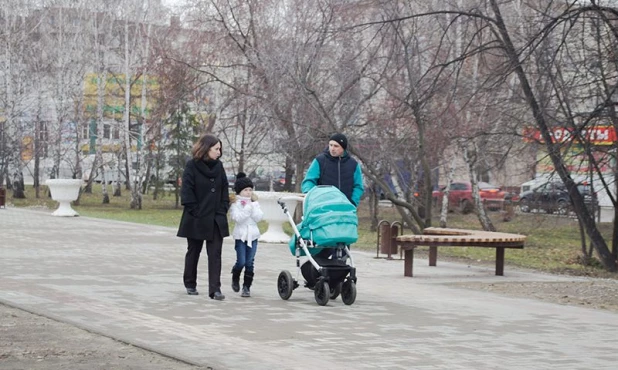 Открытие Петровского бульвара в Бийске. 