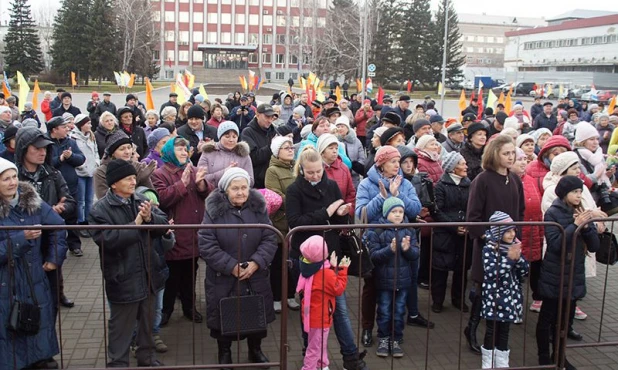 Открытие Петровского бульвара в Бийске. 