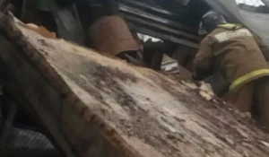 В Алтайском крае произошел хлопок газа, 5 ноября 2017.