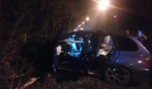 В Барнауле водитель BMW сбежал с места ДТП. 7 ноября 2017 года.