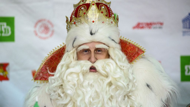 Дед Мороз из Великого Устюга в Барнауле. 2017 год.
