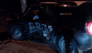 В Барнауле столкнулись две иномарки, 16 ноября 2017.