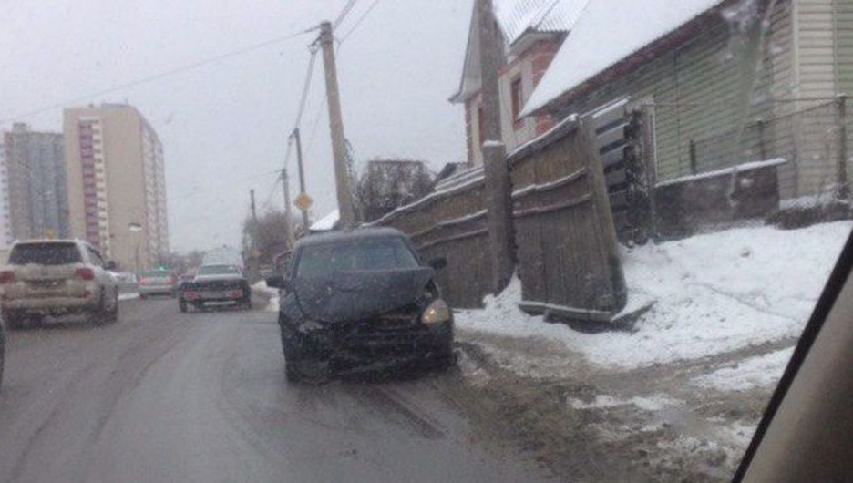 В Барнауле столкнулись 4 автомобиля