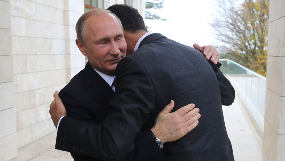 Владимир Путин и Башар Асад.